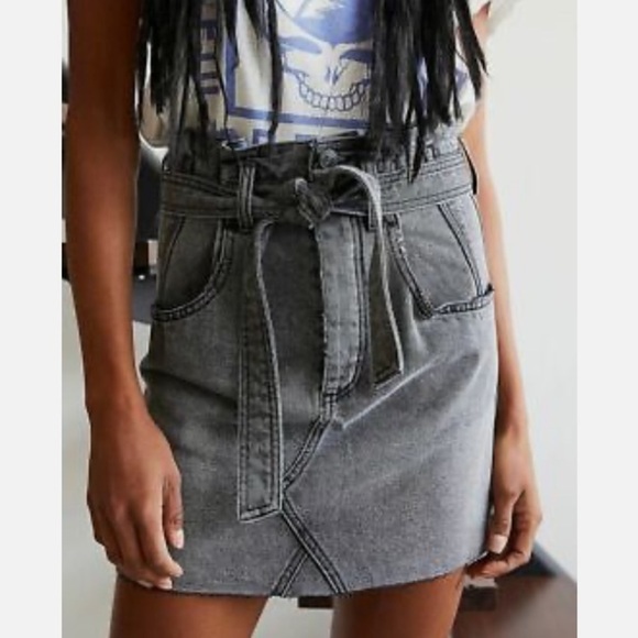 Free People Dresses & Skirts - Free people high waist mini skirt
